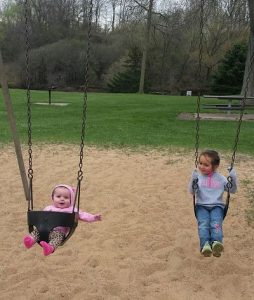 Haskins Park - Children on Swing